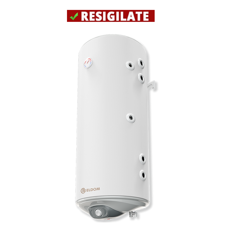 PRODUS RESIGILAT, NOU, MICI LOVITURI, IN PERFECTA STARE DE FUNCTIONARE!!! (5551) Boiler mixt cu 2 serpentine in paralel Eldom GREEN LINE WV12046S21R 120 L, 3 Kw