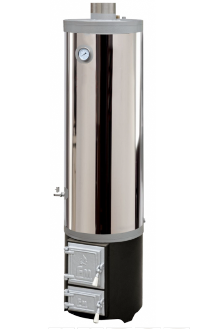 Boiler pe lemne Fornello din inox 120 L cu focar cu usi din fonta Fornello imagine noua congaz.ro 2022