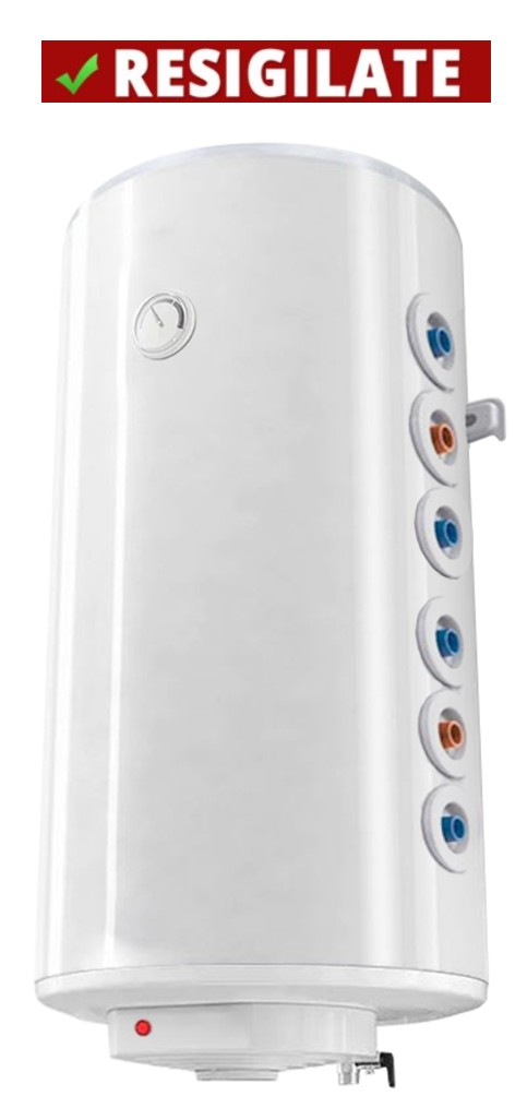 PRODUS RESIGILAT, NOU, IN PERFECTA STARE DE FUNCTIONARE!!! (5526)Boiler termoelectric cu 2 serpentine Fornello Optima GCV7/4S 1204420 D09 TRP2 2S,120 Litri, 2000 watt, reglaj extern al temperaturii, poliuretan expandat