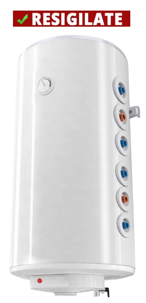 PRODUS RESIGILAT, NOU, MICI LOVITURI, IN PERFECTA STARE DE FUNCTIONARE!!! (5537) Boiler termoelectric cu 2 serpentine Fornello Optima GCV7/4S 1504420 D09 TRP2 2S,150 Litri, 2000 watt, reglaj extern al temperaturii, poliuretan expandat