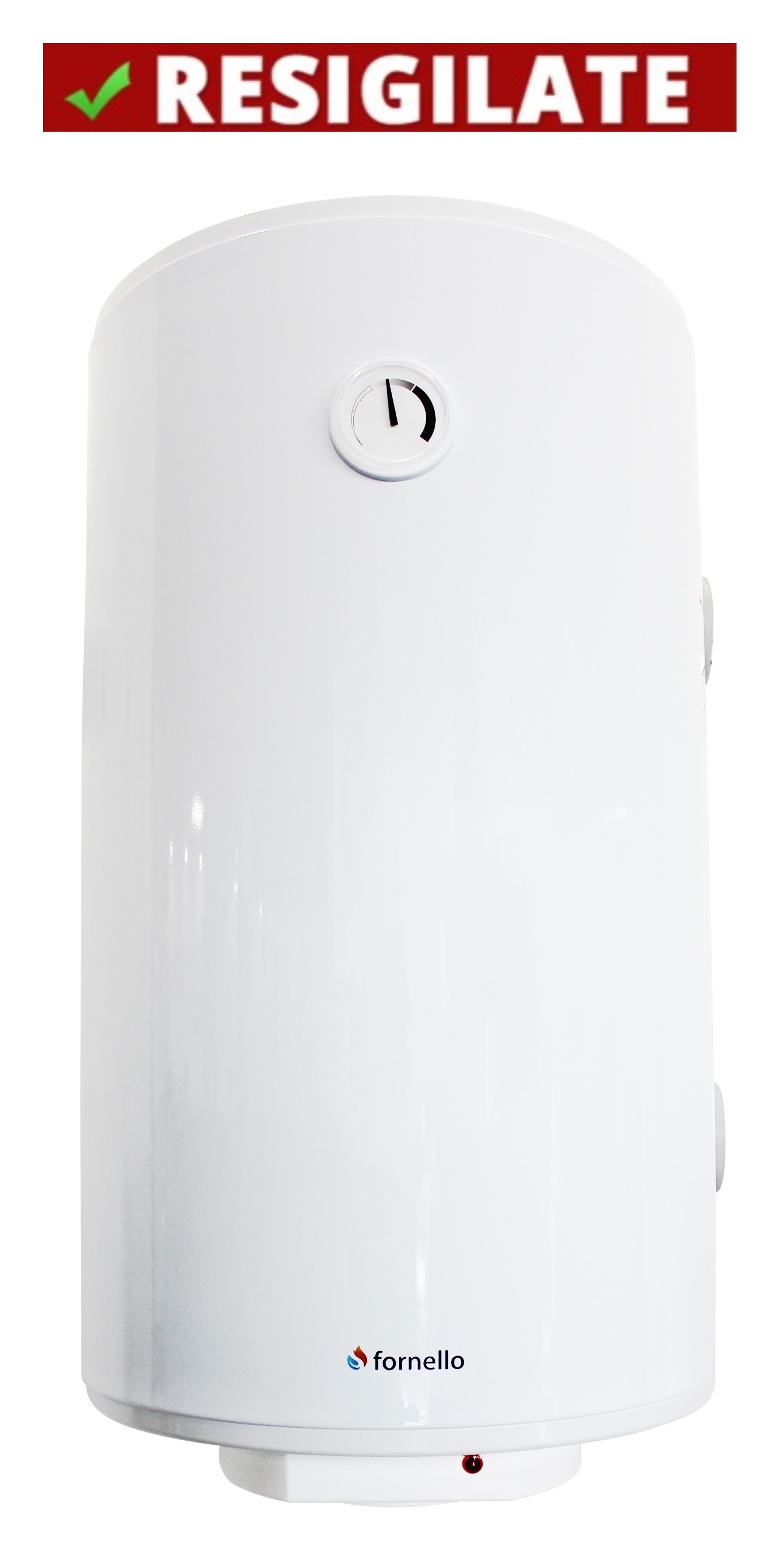 PRODUS RESIGILAT, NOU, PREZINTA LOVITURI DAR IN PERFECTA STARE DE FUNCTIONARE!!! (5523) Boiler termoelectric cu o serpentina Fornello Optima GCVS 1504415 D09 TRP, 150 Litri, 1500 watt, reglaj extern al temperaturii, poliuretan expandat