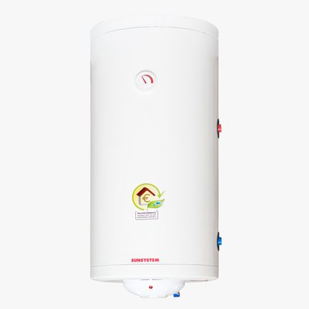 Boiler termoelectric Sunsystem MB-NL2 S1 100 cu o  serpentina 100 litri putere  serpentina 9.22 kw  putere  electrica 3 kW serpentina  pe partea  dreapta reglaj  extern de temperatura  izolatie termica
