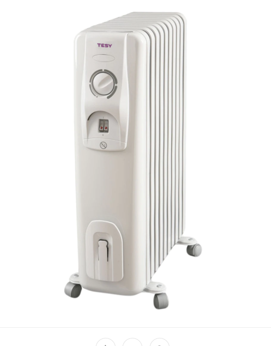 Calorifer TESY CC 2510 E05 R, 2500 W, 10 elementi, 3 trepte putere, Termostat de siguranta, Termostat reglabil, Protectie anti-inghet (5580)