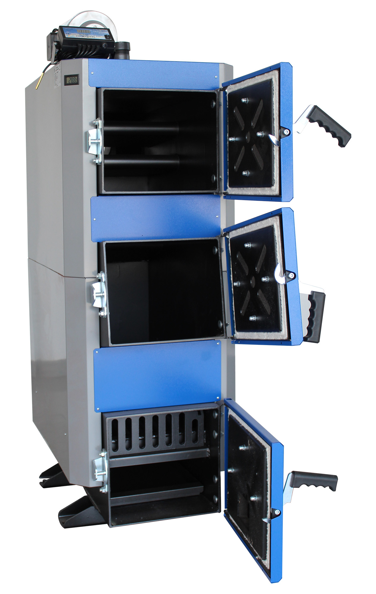 Pachet Cazan (centrala) pe combustibil solid, (lemn, carbune