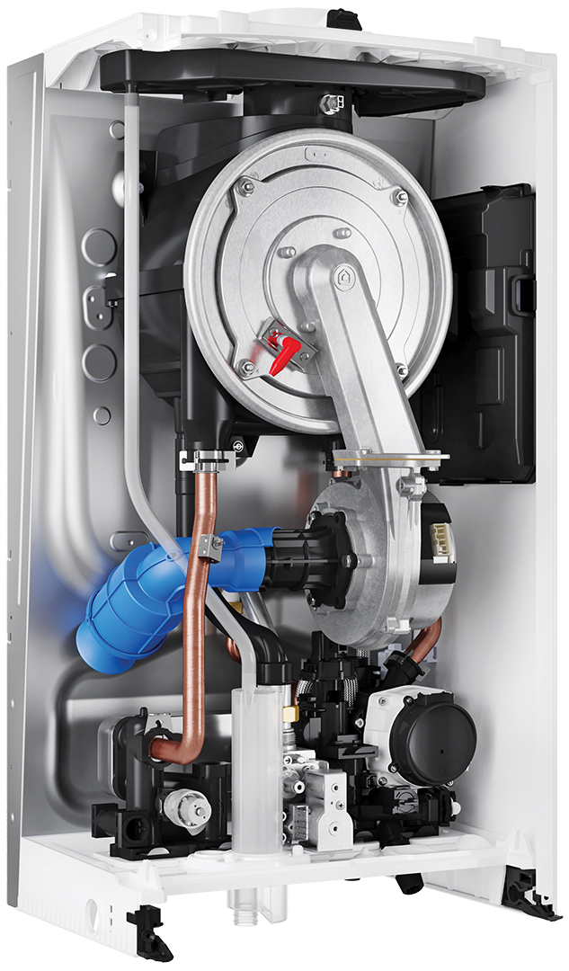 Centrala în condensare Chaffoteaux Inoa S 24 KW cu noul schimbător de căldură din oțel-inox  Complet
