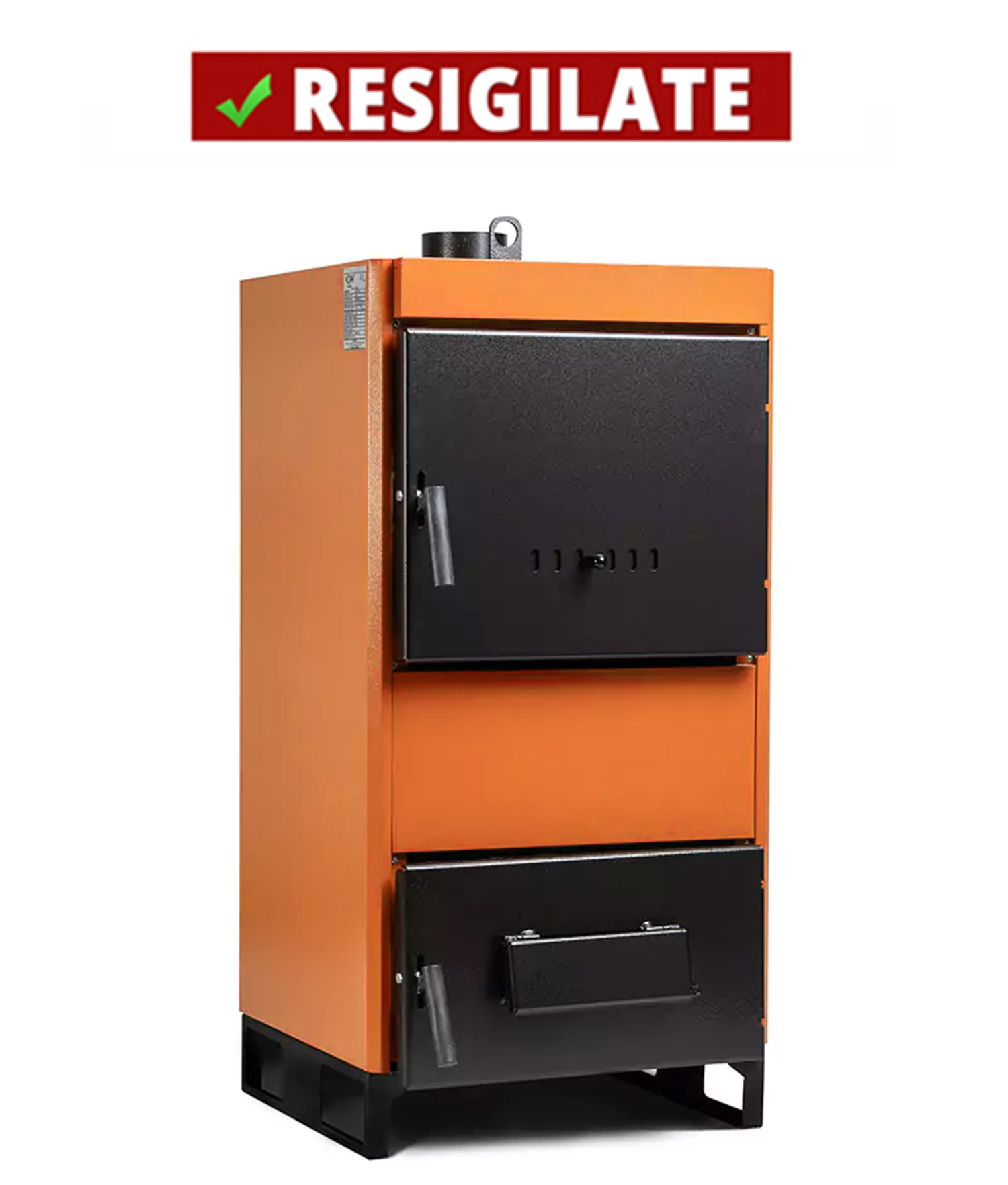 PRODUS RESIGILAT NOU PREZINTA LOVITURI DAR IN PERFECTA STARE DE FUNCTIONARE cod 9212 !!!  Centrala pe combustibil solid Fiama W 45 kW