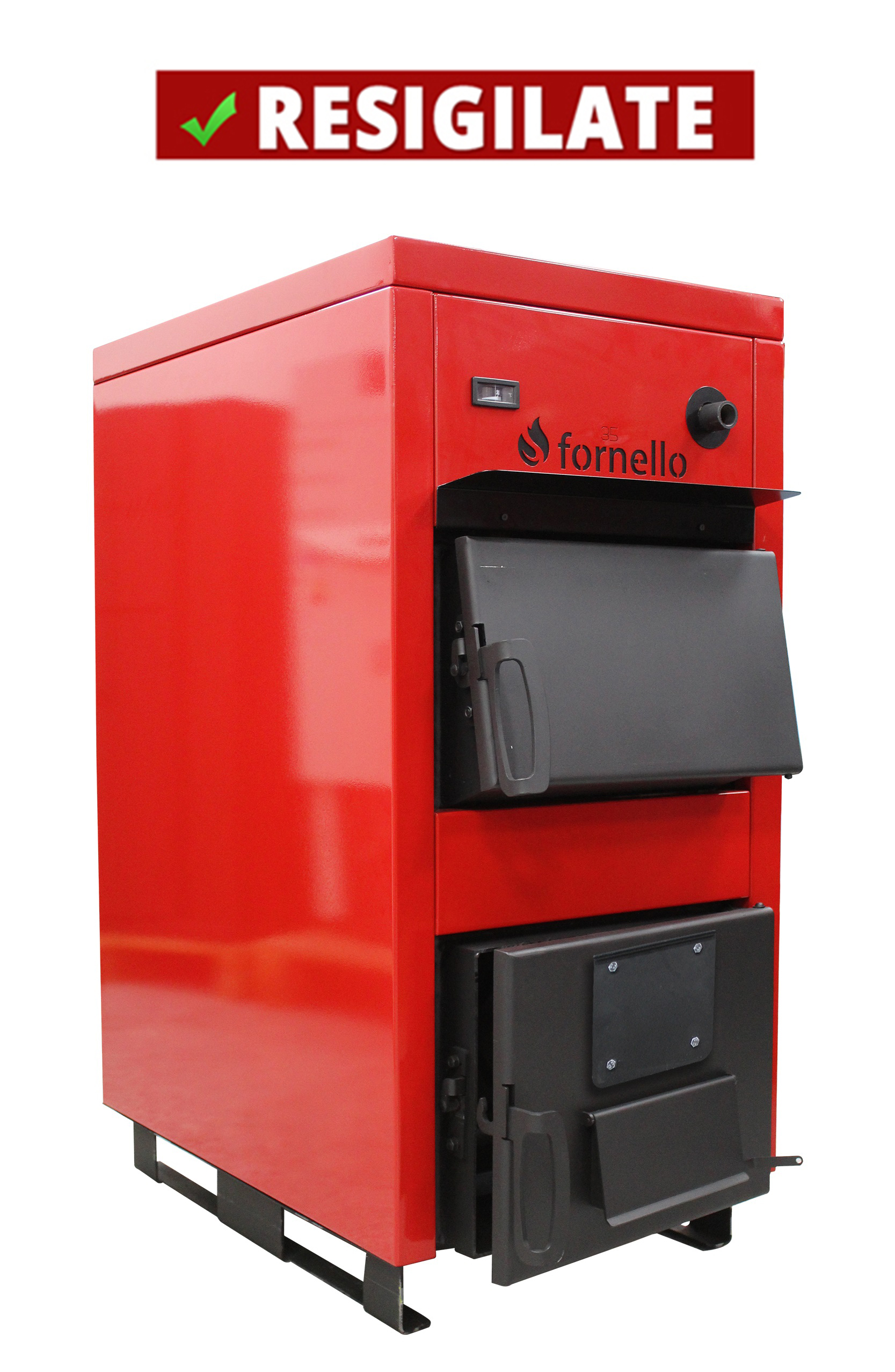 PRODUS RESIGILAT NOU CU MICI LOVITURI IN PERFECTA STARE DE FUNCTIONARE 10041 !!! Centrala pe combustibil solid Fornello Eco Energy WB 25 kW