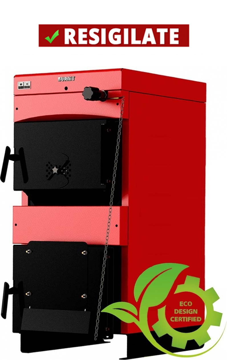 PRODUS NOU RESIGILAT USOR LOVIT DAR IN PERFECTA STARE DE FUNCTIONARE cod 446692 !!! Centrala pe combustibil solid ​Sunsystem Burnit NWB 45 kW
