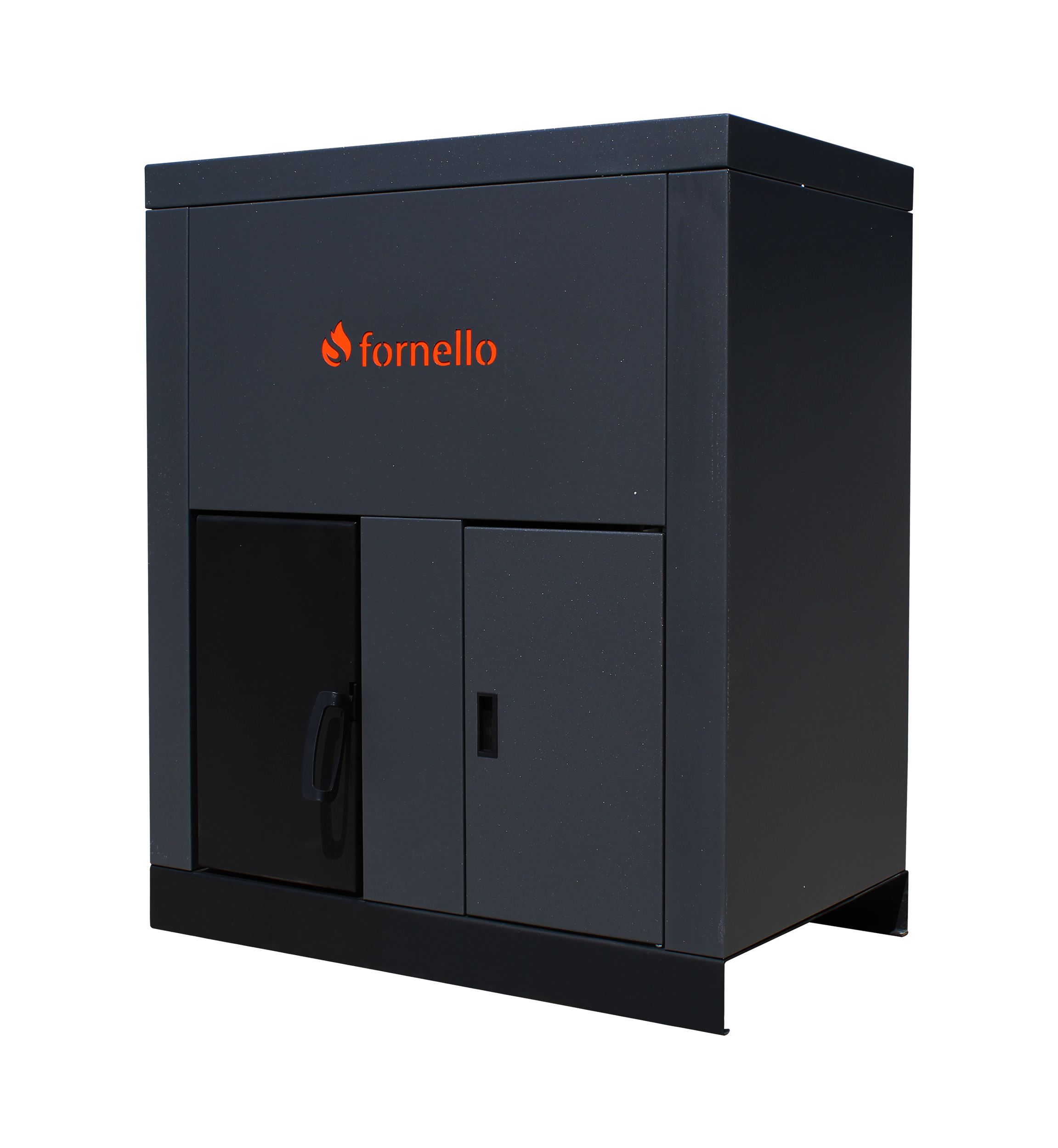 Centrala pe peleti Fornello Eco Energy  35 kW, complet echipata pentru incalzire automatizare, pompa recirculare, vas expansiune, afisaj digital, arzator fonta, curatare mecania drumuri fum, buncar peleti integrat 75 kg