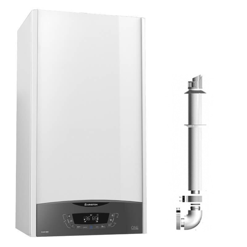 Centrala termica Ariston Clas One System 24 EU 24 kW - numai incalzire si Salus IT500 wifi termostat ambient cu control prin internet 5 ani garantie