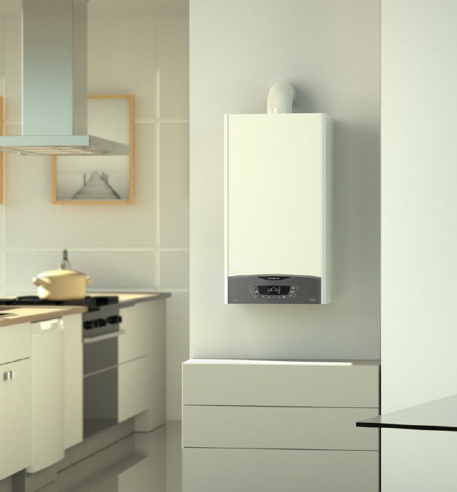 Centrala termica in condensare Ariston CLAS ONE+ WI-FI pentru preparare ACM si incalzire 30 kW kit evacuare inclus