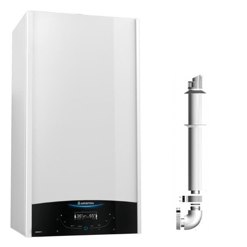Mărește imaginea pentru Centrala termica in condensare Ariston Genus One Plus Combi 35 kW si Salus IT500 wifi termostat ambient cu control prin internet 5 ani garantie