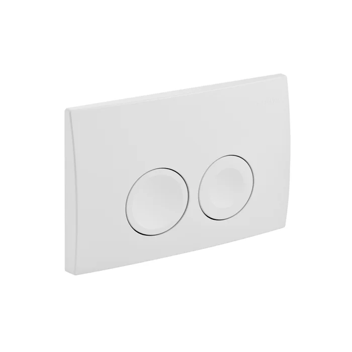 Clapeta actionare rezervor WC incastrat, Geberit Delta 21 115.125.11.1, alb, 24.6 x 16.4 x 3.1 cm