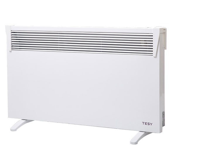Convector electric de podea TESY CN 03 200 MIS F, 2000W, Termostat reglabil, alb