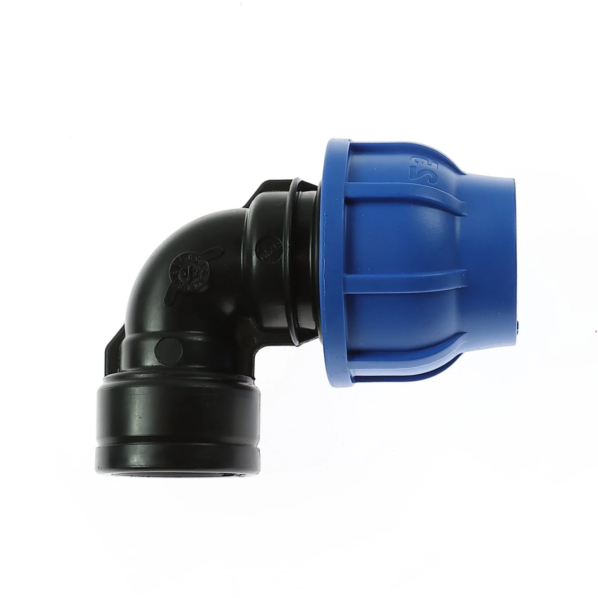 Valrom Cot compresiune pehd, filet interior, d 50 mm x 1-1/2 , 90 grade
