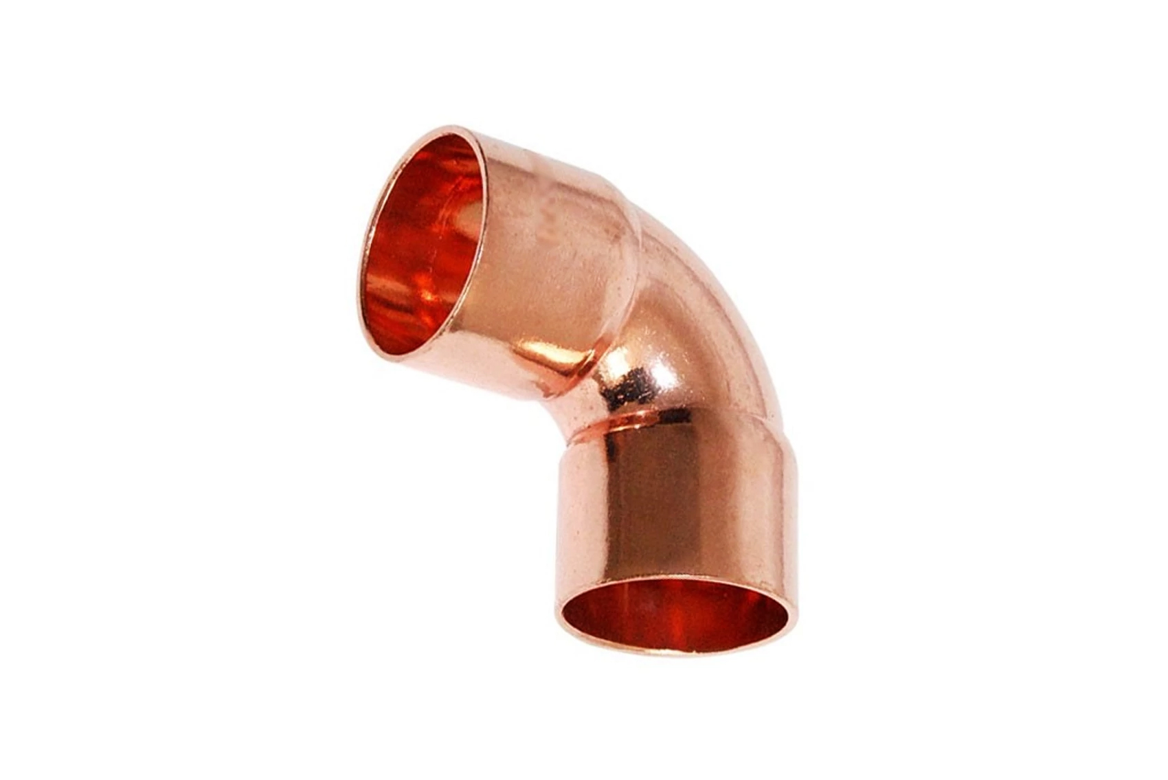 Cot cupru, interior-interior, d 22 mm, 90 grade