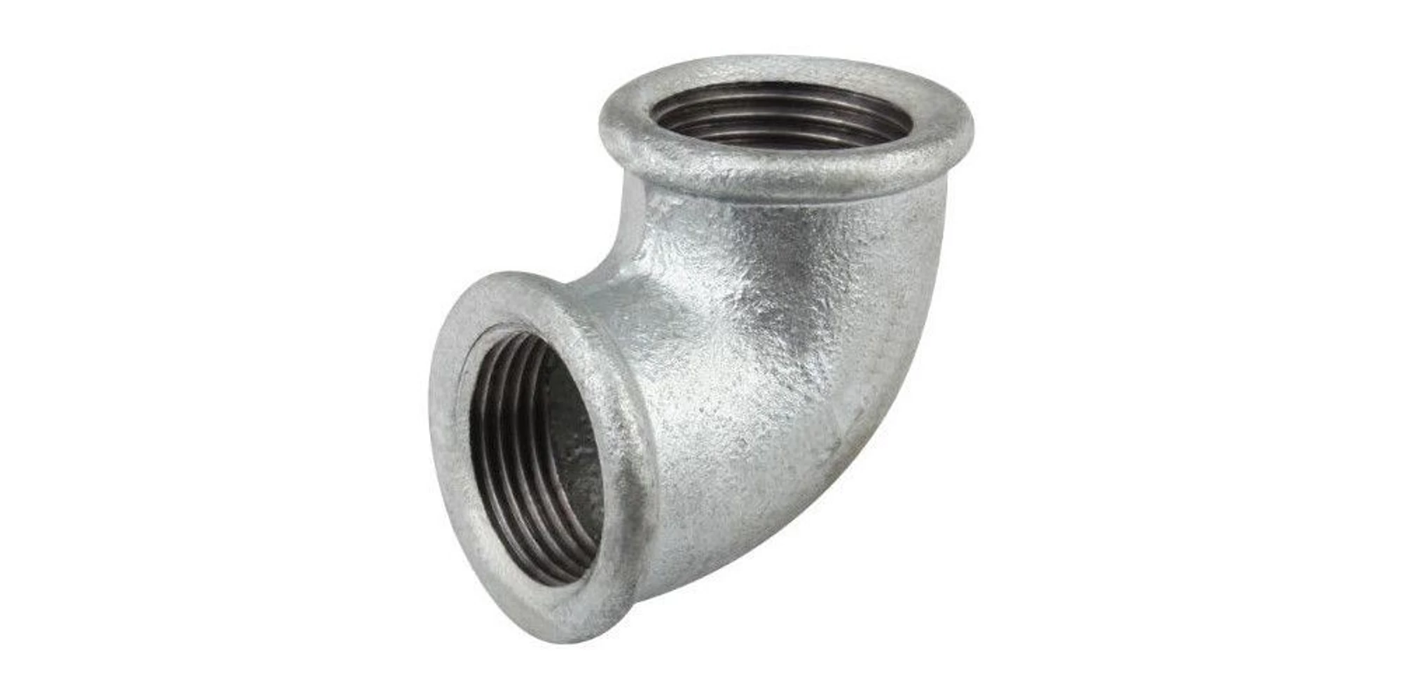 Cot fonta zincata, filet interior, 1-1/4 , 90 grade