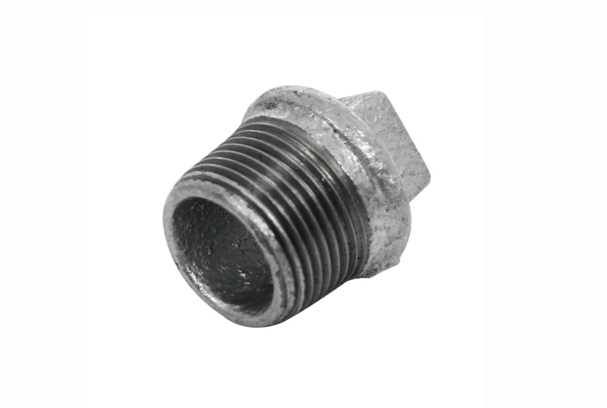 Dop fonta zincata, filet exterior, 3/8