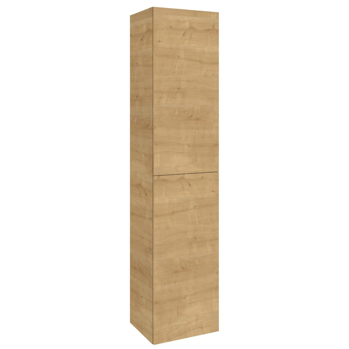 Dulap baie suspendat, Roca Extra A857956464, 2 usi, stejar deschis, 180 x 40 x 35.2 cm