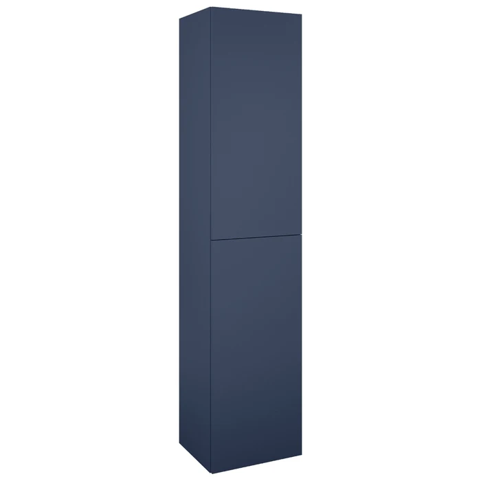 Dulap baie suspendat, Roca Extra A857956538, 2 usi, albastru marin mat, 180 x 40 x 35.2 cm