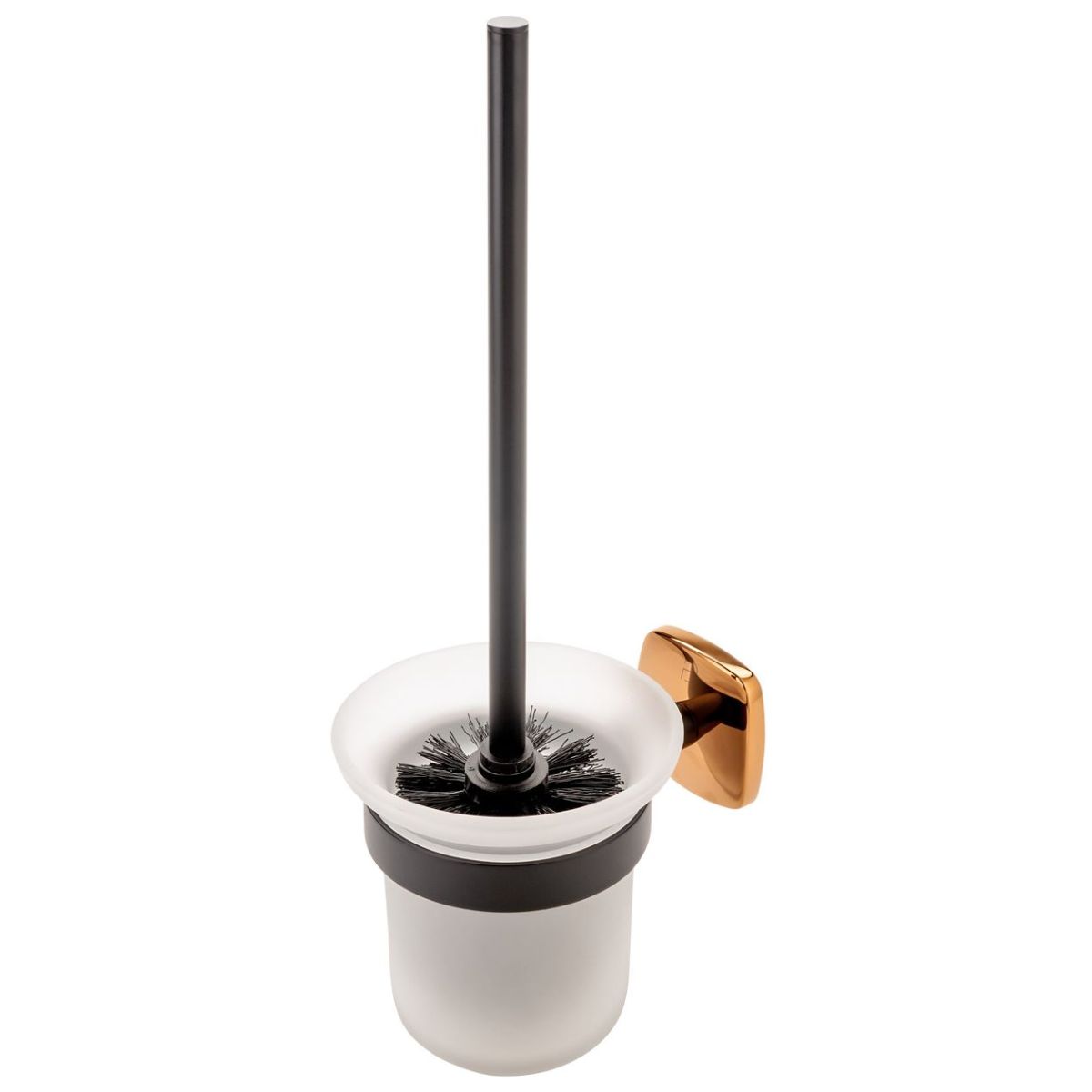 FDesign Merida perie de toaletă înșurubat alb-negru FD6-MRD06-25