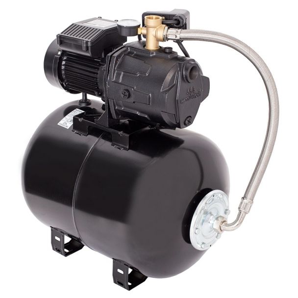 Hidrofor cu pompa autoamorsanta Wasserkonig WSK5051-50, corp fonta, putere 1100 W, debit 4980 l/h, inaltime refulare 51 m, vas de expansiune 50 litri