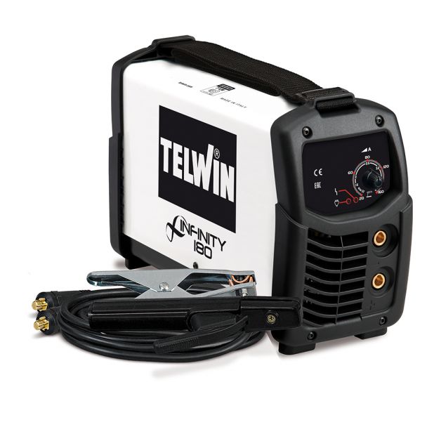 Invertor sudura MMA Telwin INFINITY180_ACX, 160 A, electrozi 1.6-4 mm, cu accesorii