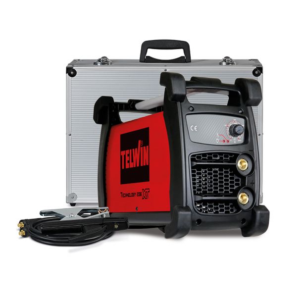 Invertor sudura MMA Telwin TECHNOLOGY236XT_ACX, 200 A, electrozi 1.6-4 mm, valiza aluminiu, cu accesorii