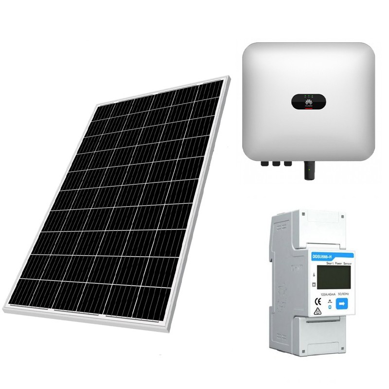 Kit panou solar fotovoltaic Ferroli Ecosole PV 450W monocristalin 6 kW 14x si contor monofazat Huawei DDSU666-H 14x