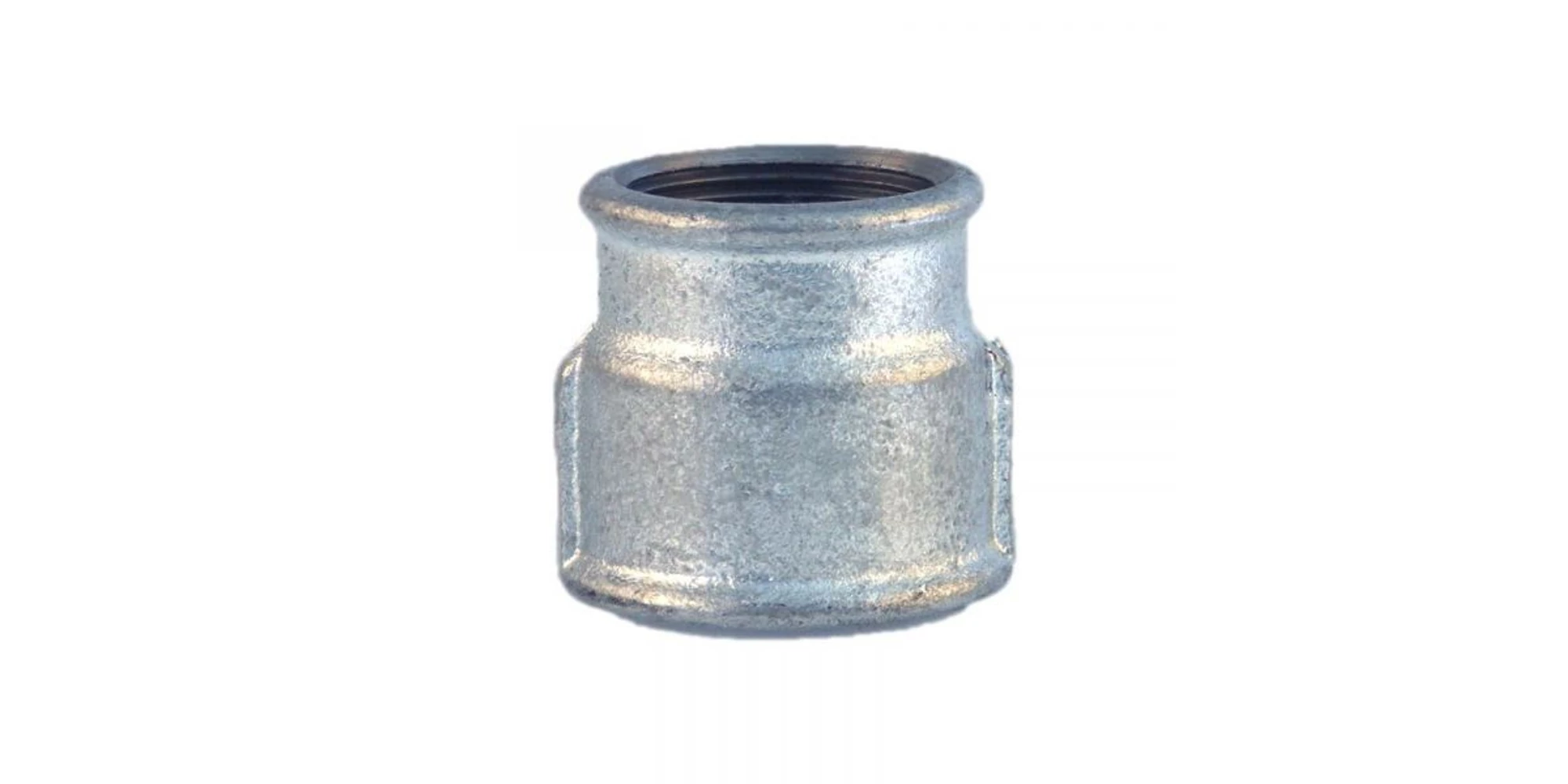 Mufa redusa fonta zincata, filet interior, 1-1/4 x 3/4