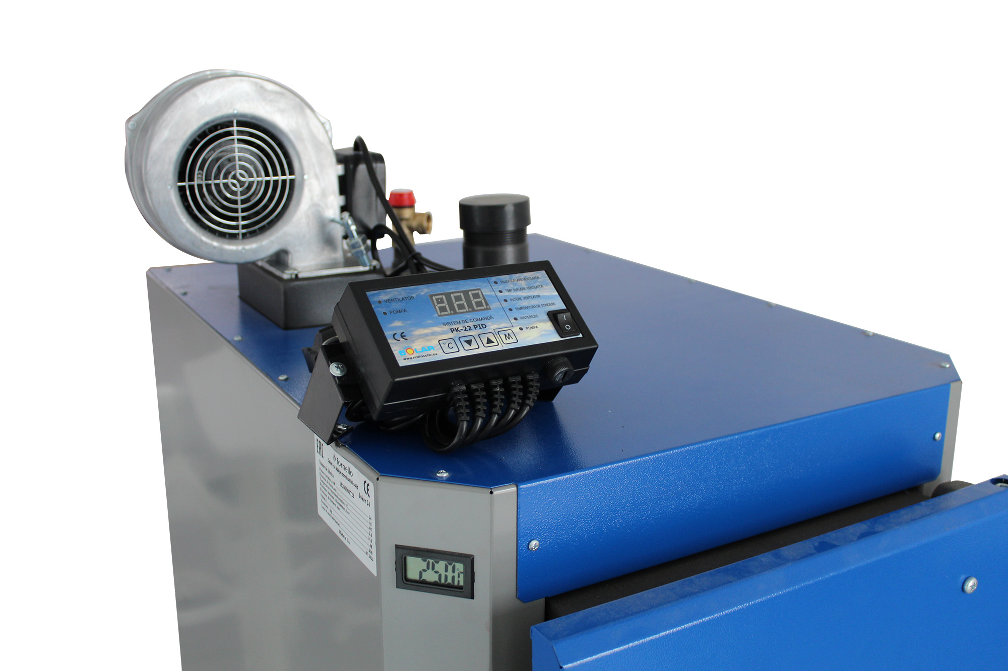 Pachet Cazan (centrala) pe combustibil solid, (lemn, carbune