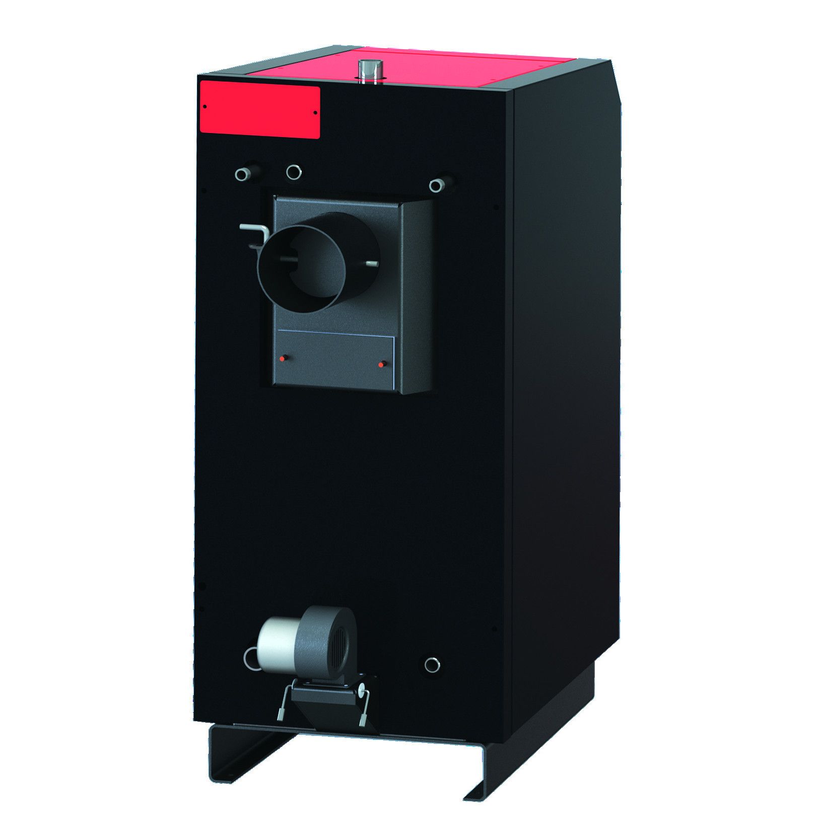 Pachet Centrala mixta combustibil solid si peleti Burnit NWB PRIME 30 kW si Arzator pe peleti Pell Eco 35 kW cos inox ventilator automatizare serpentina racire flansa arzator pompa circulatie 25-60 vas expansiune 35 l boiler termoelectric For