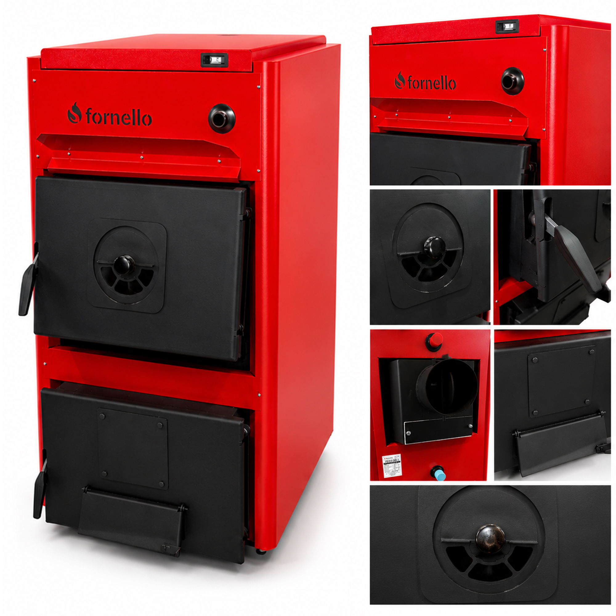 Pachet Centrala pe combustibil solid Fornello T-PRO 40 kW