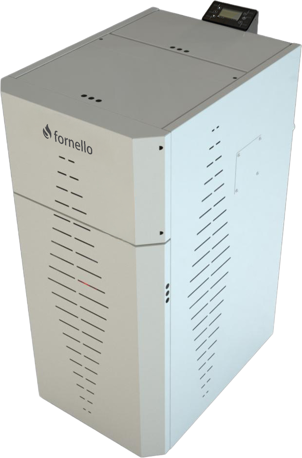 Pachet centrala pe peleti Fornello INCANTO COMPACT 25 kW pompa electronica vas expansiune arzator inox grup de siguranta kit evacuare 3.5 ml termostat aspiratior boiler 100L Radiatoare Aluminiu si Fitinguri montaj