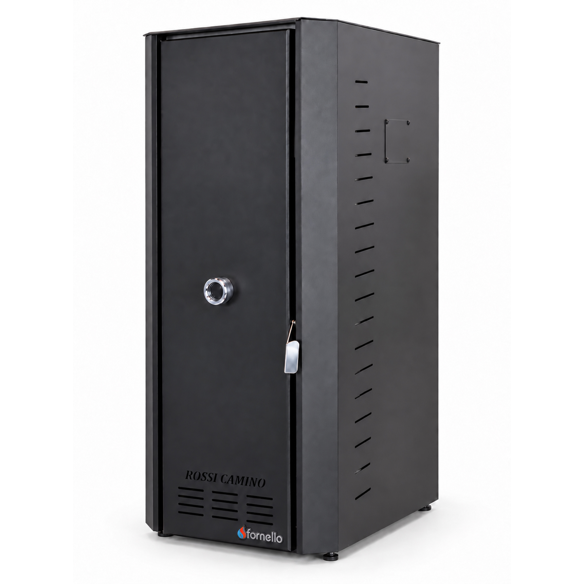 Pachet Centrala termica pe peleti Fornello Rossi B Black 25 kw pompa de circulatie vas expansiune tiraj fortat Ecodesign A+ Boiler Termoelectric Fornello 100 l Termostat Salus 091FLRFV2 Aspirator si Kit evacuare 3.5 ml