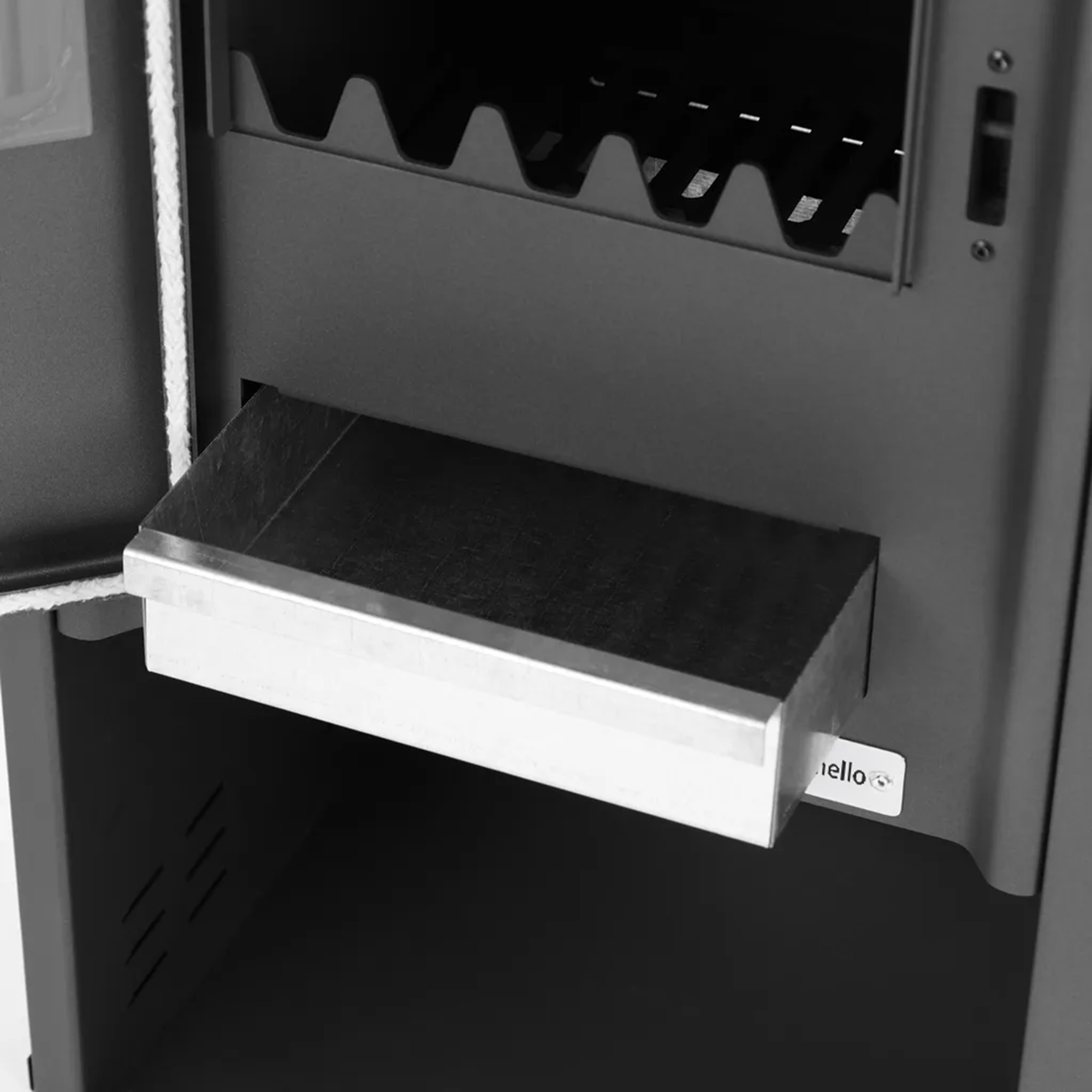 Pachet incalzire si apa calda pentru 3 camere Termosemineu pe lemne brichete si carbune Fornello Roma E Ivory 22 kW 49x45x103 cm teava boiler termoelectric 100l vas expansiune pompa circulatie kit evacuare calorifere si fitinguri