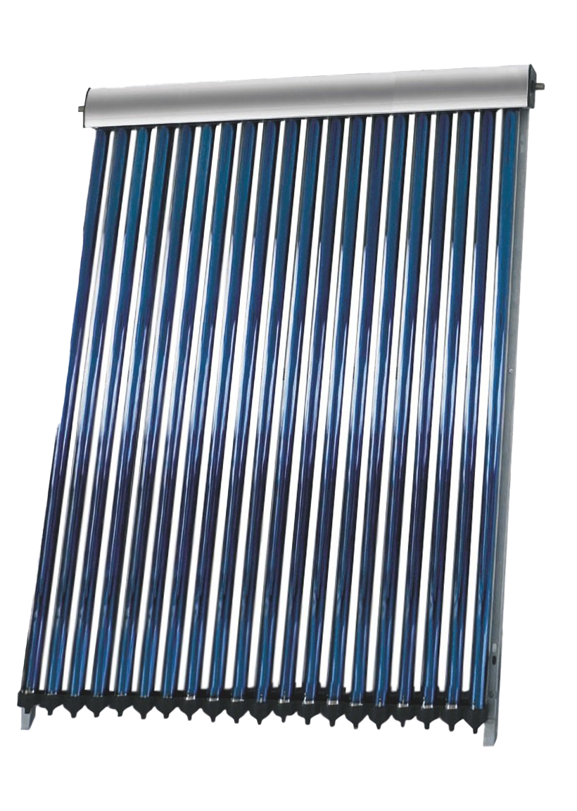 Panou colector solar presurizat cu tuburi vidate Heat Pipe Sunsystem VTC 20 tuburi, destinat producerii de apa calda menajera fornello.ro/