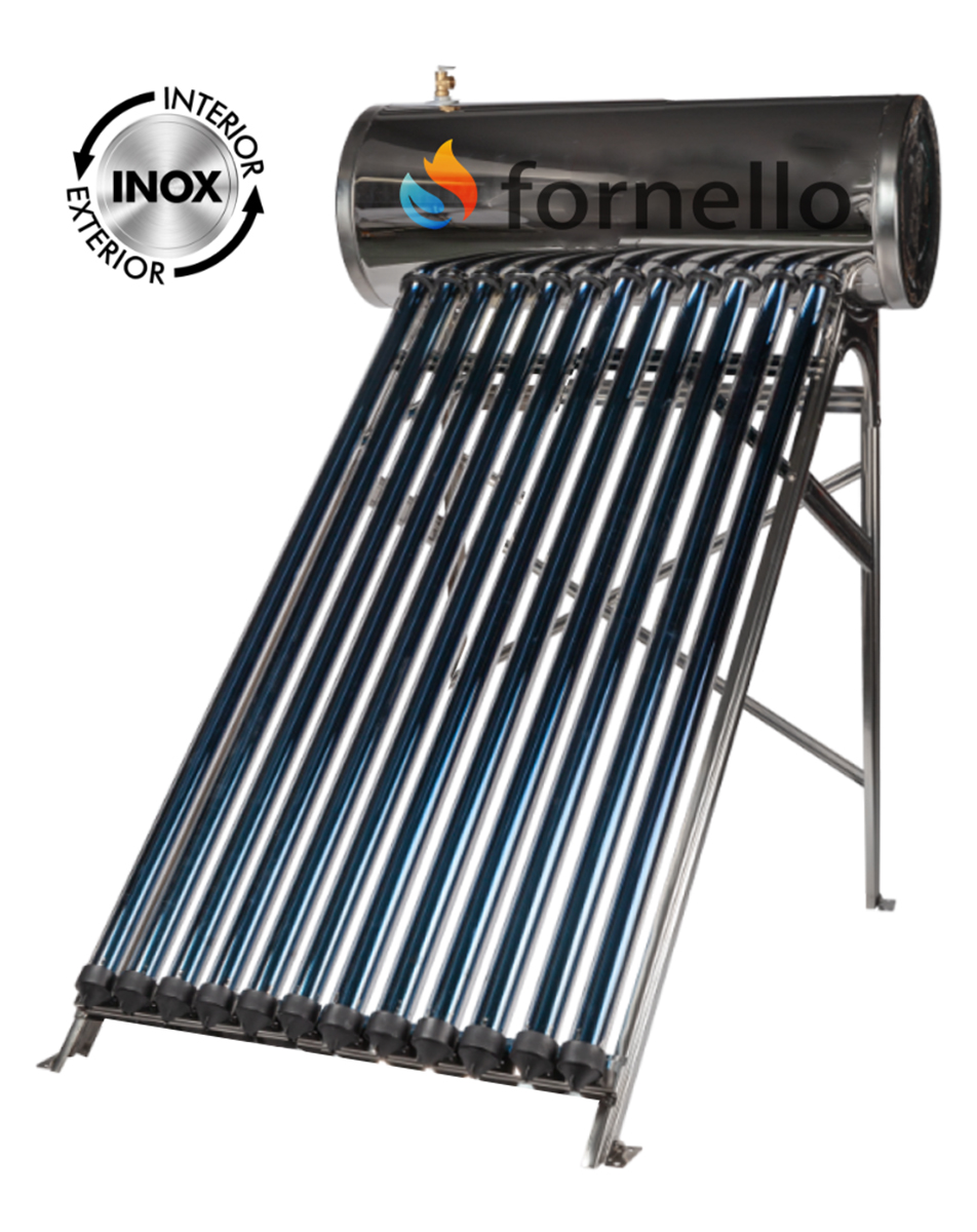 Panou solar presurizat compact FORNELLO SPP-470-H58/1800-12-c cu 12 tuburi vidate de tip heat pipe si boiler din inox de 109 litri 109 imagine noua