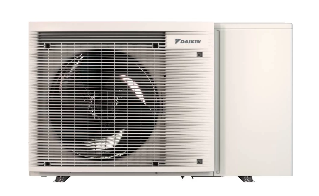 Pompa de caldura Aer-Apa, monobloc pentru incalzire, Daikin 8 kW Altherma 3 M EDLA08E3V3, cu incalzitor electric rezerva de 3 kW, MONOFAZAT