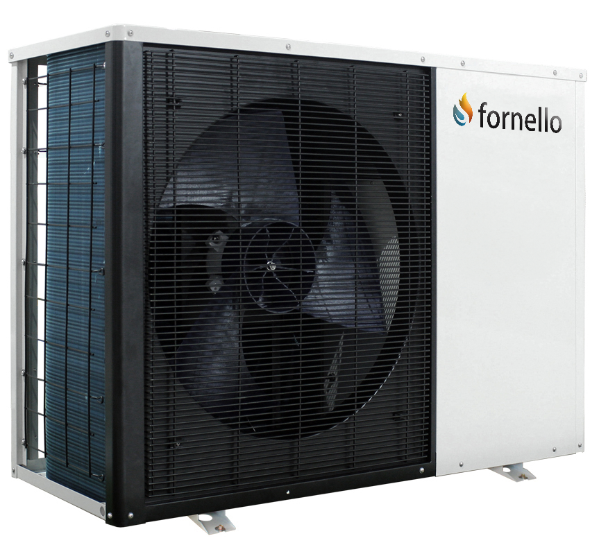 Pompa de caldura aer-apa pentru incalzire si racire FORNELLO ECO Green CGK040V3L-B, MONOBLOC 15 KW, Inverter R32 ERP A+++, compresor rotativ Panasonic, MONOFAZAT