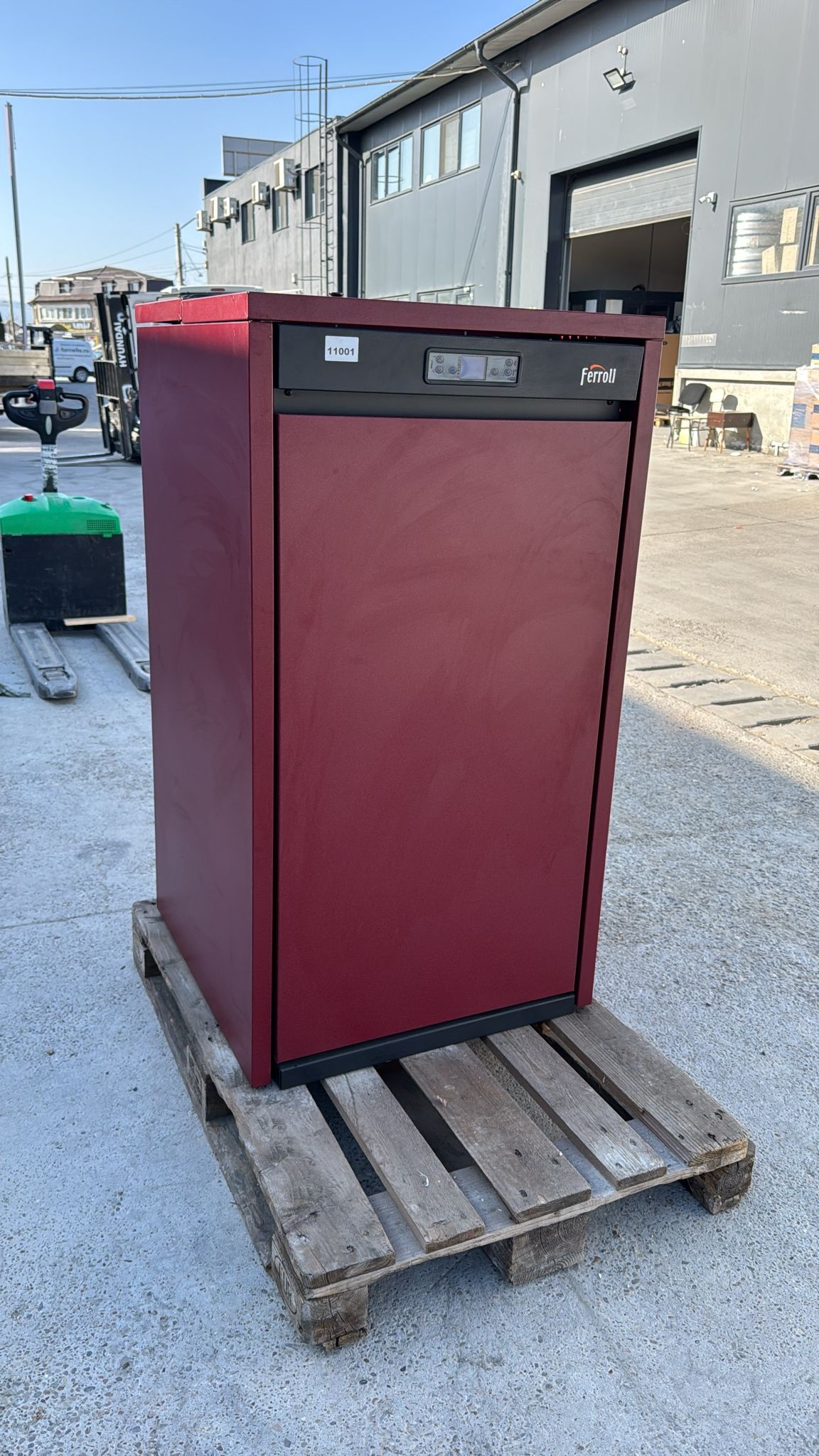 PRODUS RECONDITIONAT IN PERFECTA STARE DE FUNCTIONARE 11001 !!! Cazan din otel pe peleti Ferroli BioMax 29 Putere 25.7 kW