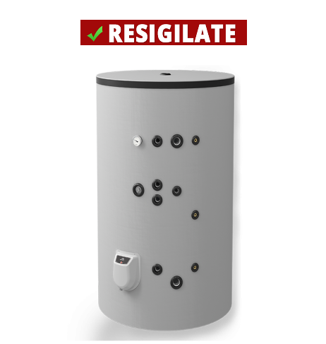 PRODUS RESIGILAT FARA CAPAC SUPERIOR CU MICI DEFECTE ESTETICE DAR IN PERFECTA STARE DE FUNCTIONARE !!!Boiler solar cu 2 serpentine si rezistenta electrica ELDOM FV75010FS2 - 750 litri 12 kW