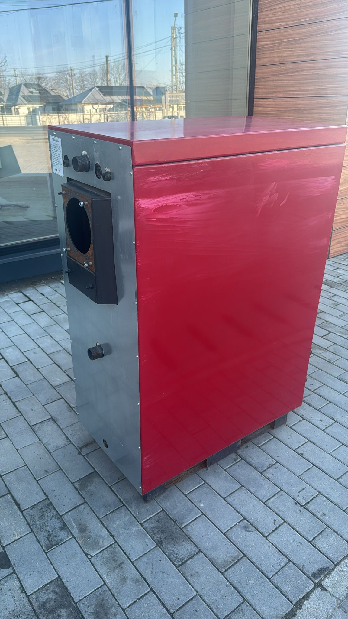 PRODUS RESIGILAT NOU CU MICI LOVITURI IN PERFECTA STARE DE FUNCTIONARE 10040 !!! Centrala pe combustibil solid Fornello Eco Energy WB 25 kW