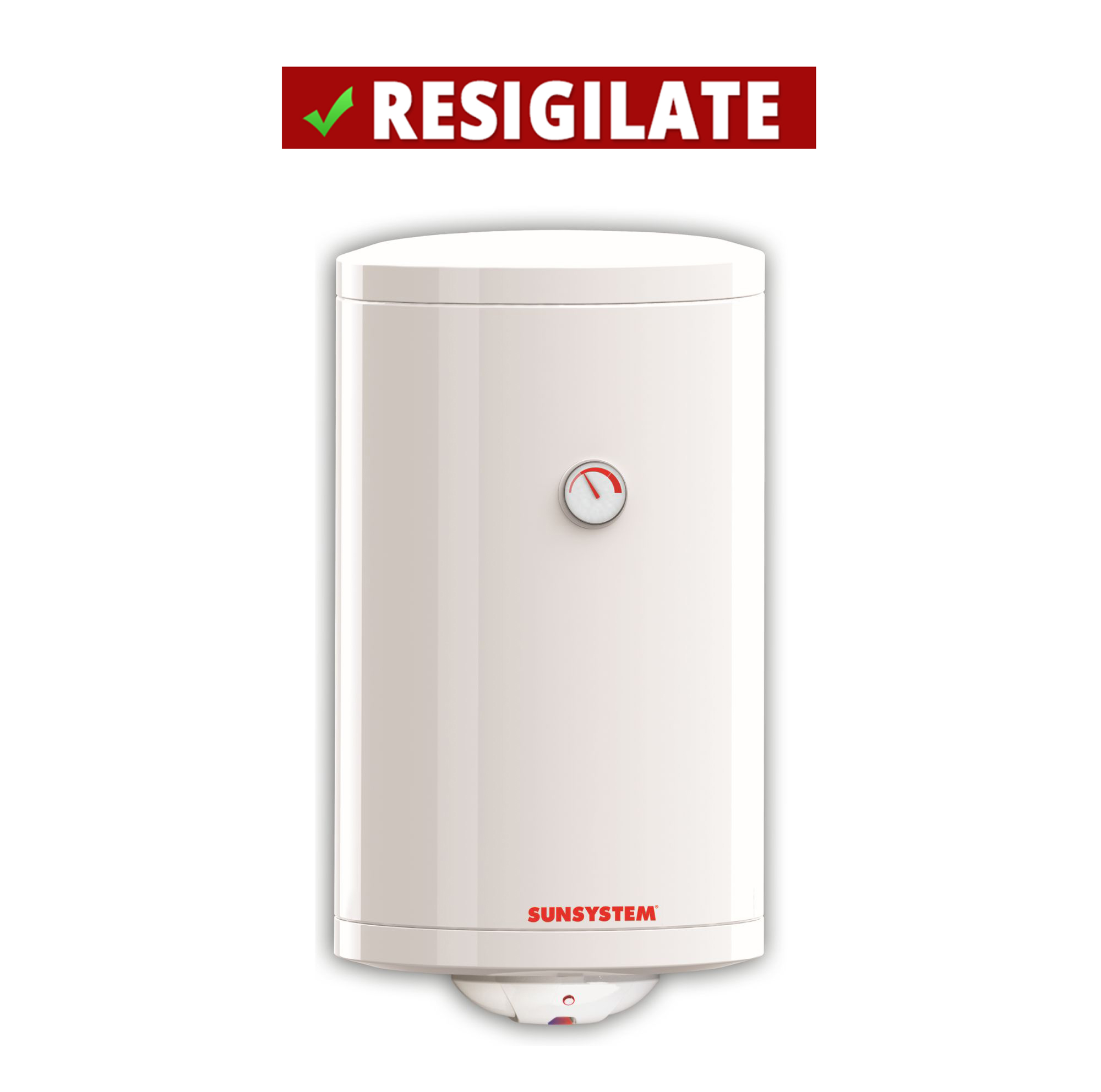 PRODUS RESIGILAT NOU IN PERFECTA STARE DE FUNCTIONARE!!! (13001) Boiler electric Sunsystem MB EL 120  3000 W 120 l 0.8 Mpa Izolatie termica Protectie electrica IPX3 Reglaj extern de temperatura