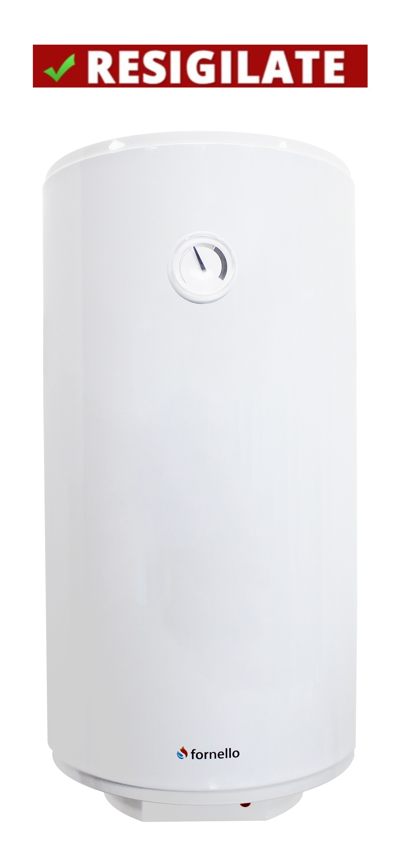 PRODUS RESIGILAT, NOU, MICI LOVITURI, IN PERFECTA STARE DE FUNCTIONARE!!! (5534) Boiler electric Fornello Optima GCV 1004415 D09 TR, 100 Litri, 1500 watt, reglaj extern al temperaturii, poliuretan expandat