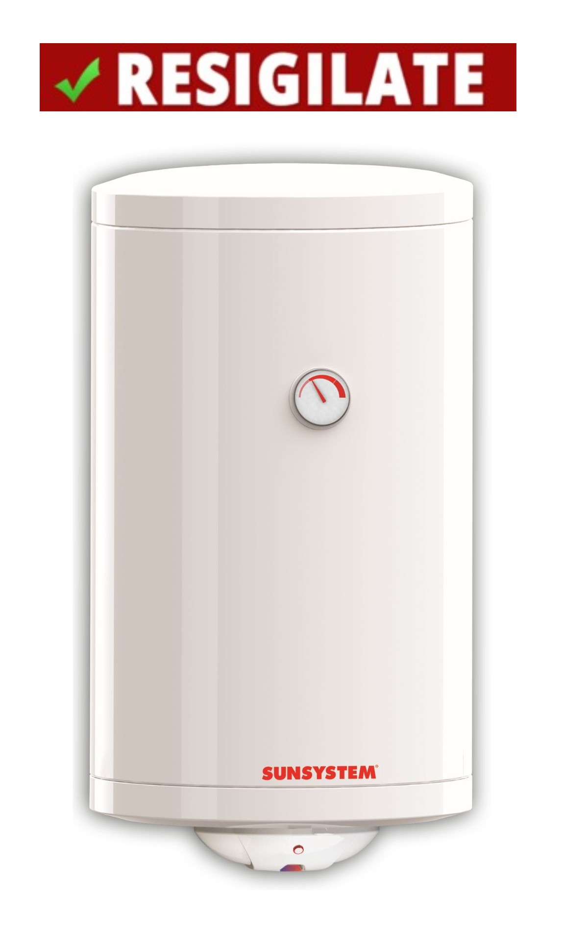 PRODUS RESIGILAT, NOU, IN PERFECTA STARE DE FUNCTIONARE!!! (5549) Boiler electric Sunsystem MB EL 100, 3000 W, 100 l, 0.8 Mpa, Izolatie termica, Protectie electrica IPX3, Reglaj extern de temperatura