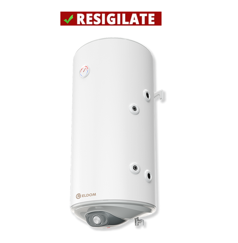 PRODUS RESIGILAT, NOU, MICI LOVITURI, IN PERFECTA STARE DE FUNCTIONARE!!! (5562) Boiler termoelectric cu o serpentina Eldom WV10046SR, 2000 W, 100 l, serpentina pe partea dreapta, 0.8 Mpa