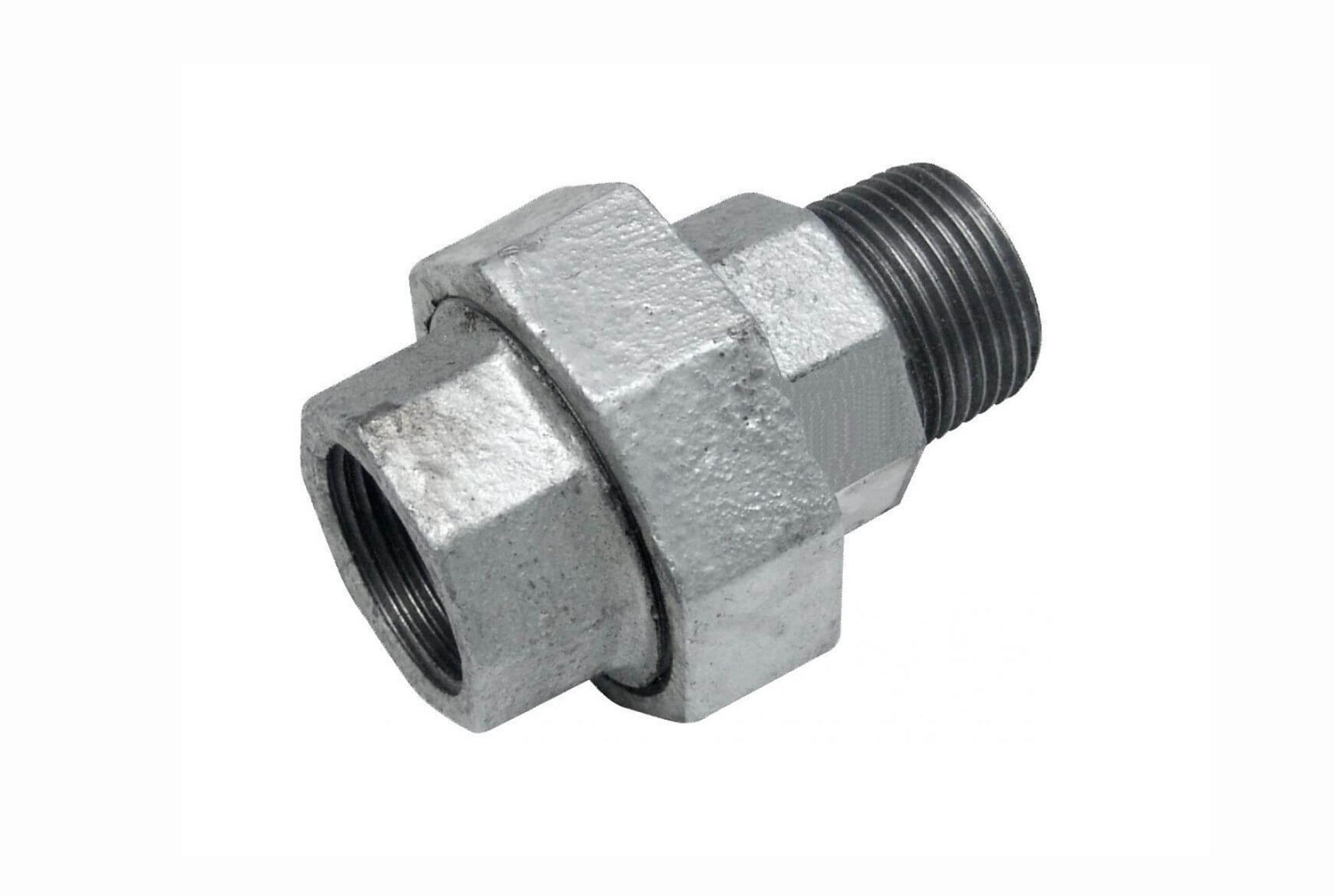 Racord olandez fonta zincata, filet interior-exterior, 2