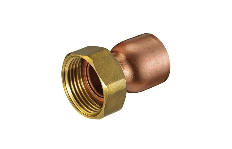 Racord semiolandez drept, cupru, interior-interior, d 22 mm x 3/4