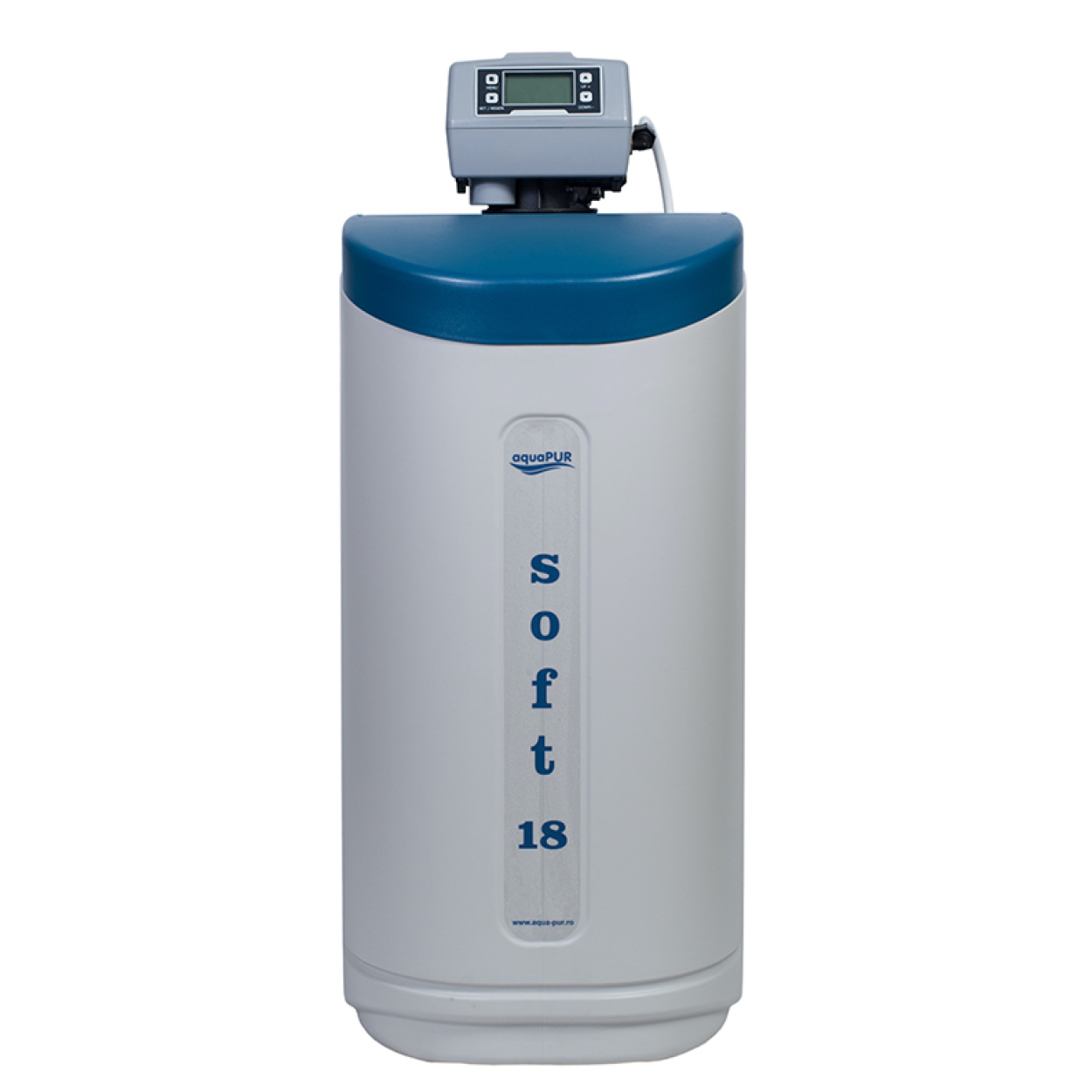 Stație de dedurizare aquaPUR SOFT 18 CAB Q=1,5mc/h SARE 43KG CU BY-PASS